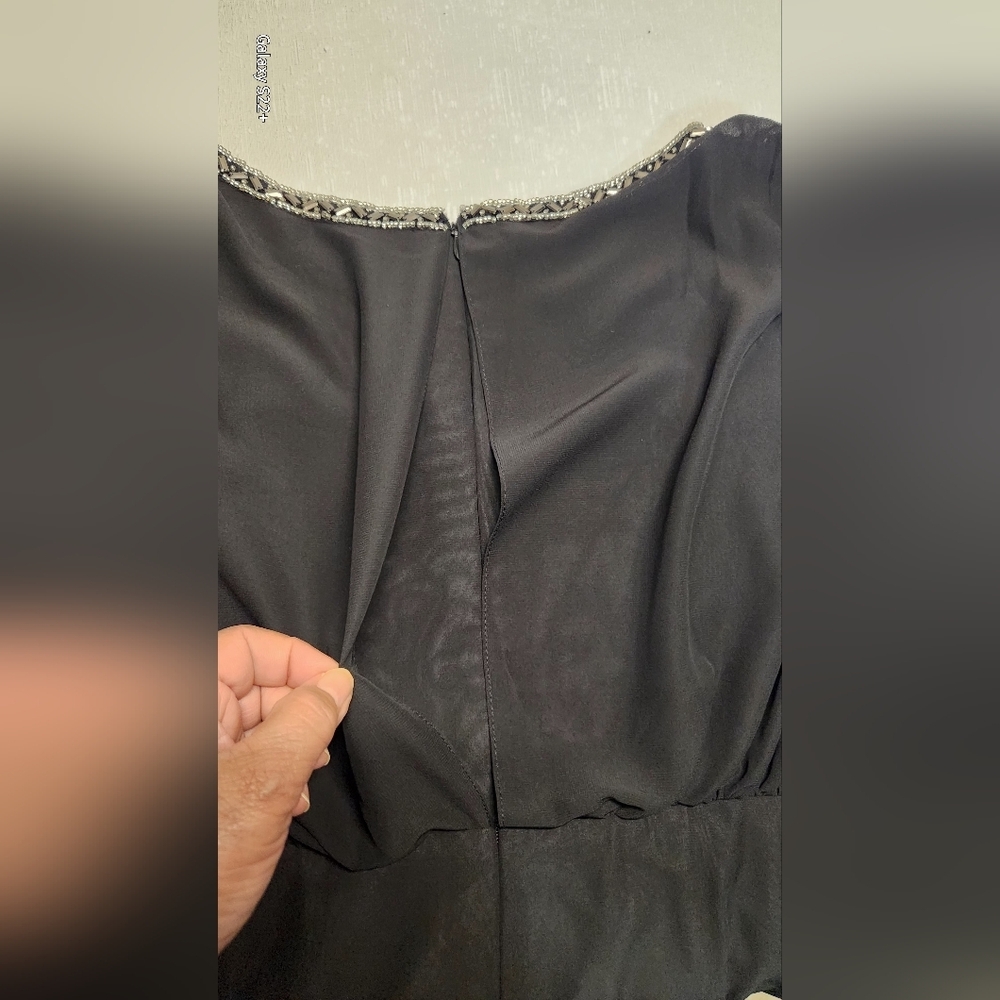 JJS HOUSE 10 COCTEL ELEGANT BLACK DREES. - Picture 6 of 13